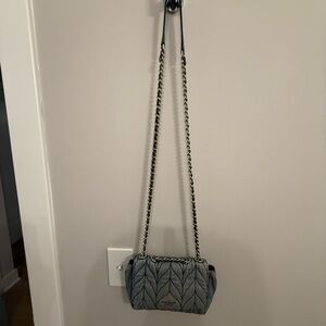 Kate Spade Blue Quilted Crossbody Bag